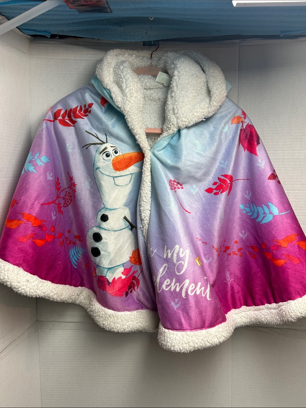 Disney’s Frozen 2 Snuggle Wrap, Wearable Hoodie Blanket, Super Soft and Cozy